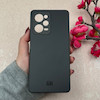 قاب گوشی Poco X5 Pro - Redmi Note 12 Pro 5G شیائومی PVD ضد خش پشت گلس Hard شیشه ای محافظ لنز دار مشکی کد 119004