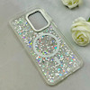 قاب گوشی Galaxy A17 سامسونگ اورجینال Fashion Case مگ سیف دار رزینی لنز کرومی شاین نقره ای کد 118782