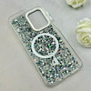 قاب گوشی Galaxy A17 سامسونگ اورجینال Fashion Case مگ سیف دار رزینی لنز کرومی شاین مشکی کد 118783