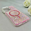 قاب گوشی Galaxy A17 سامسونگ اورجینال Fashion Case مگ سیف دار رزینی لنز کرومی شاین صورتی کد 118784