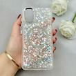 قاب گوشی Galaxy A51 سامسونگ اورجینال Fashion Case مگ سیف دار رزینی لنز کرومی شاین نقره ای کد 118797