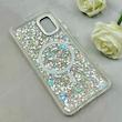 قاب گوشی Galaxy A51 سامسونگ اورجینال Fashion Case مگ سیف دار رزینی لنز کرومی شاین نقره ای کد 118797