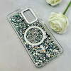 قاب گوشی Galaxy A32 4G سامسونگ اورجینال Fashion Case مگ سیف دار رزینی لنز کرومی شاین مشکی کد 118807