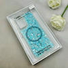 قاب گوشی Galaxy A32 4G سامسونگ اورجینال Fashion Case مگ سیف دار رزینی لنز کرومی شاین آبی کد 118808