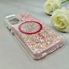 قاب گوشی Galaxy A32 4G سامسونگ اورجینال Fashion Case مگ سیف دار رزینی لنز کرومی شاین صورتی کد 118809