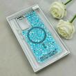 قاب گوشی Galaxy A52 4G - Galaxy A52 5G - Galaxy A52S سامسونگ اورجینال Fashion Case مگ سیف دار رزینی لنز کرومی شاین آبی کد 118811