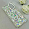 قاب گوشی Galaxy A52 4G - Galaxy A52 5G - Galaxy A52S سامسونگ اورجینال Fashion Case مگ سیف دار رزینی لنز کرومی شاین نقره ای کد 118813
