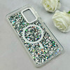 قاب گوشی Galaxy S20 FE - Galaxy S21 FE سامسونگ اورجینال Fashion Case مگ سیف دار رزینی لنز کرومی شاین مشکی کد 118815