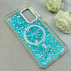 قاب گوشی Galaxy S20 FE - Galaxy S21 FE سامسونگ اورجینال Fashion Case مگ سیف دار رزینی لنز کرومی شاین آبی کد 118816