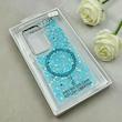 قاب گوشی Galaxy S24 Ultra سامسونگ اورجینال Fashion Case مگ سیف دار رزینی لنز کرومی شاین آبی کد 118826