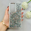 قاب گوشی Galaxy S24 Ultra سامسونگ اورجینال Fashion Case مگ سیف دار رزینی لنز کرومی شاین مشکی کد 118828