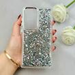 قاب گوشی Galaxy S24 Ultra سامسونگ اورجینال Fashion Case مگ سیف دار رزینی لنز کرومی شاین مشکی کد 118828