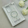 قاب گوشی Galaxy S24 Ultra سامسونگ اورجینال Fashion Case مگ سیف دار رزینی لنز کرومی شاین نقره ای کد 118829