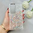 قاب گوشی Galaxy S24 Ultra سامسونگ اورجینال Fashion Case مگ سیف دار رزینی لنز کرومی شاین نقره ای کد 118829