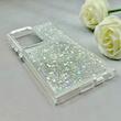 قاب گوشی Galaxy S24 Ultra سامسونگ اورجینال Fashion Case مگ سیف دار رزینی لنز کرومی شاین نقره ای کد 118829
