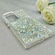 قاب گوشی Galaxy S23 Ultra سامسونگ اورجینال Fashion Case مگ سیف دار رزینی لنز کرومی شاین نقره ای کد 118837