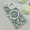 قاب گوشی iPhone 13 - iPhone 14 آیفون اورجینال Fashion Case مگ سیف دار رزینی لنز کرومی شاین مشکی کد 118843