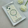قاب گوشی iPhone 13 - iPhone 14 آیفون اورجینال Fashion Case مگ سیف دار رزینی لنز کرومی شاین نقره ای کد 118845