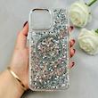 قاب گوشی iPhone 16 Pro Max آیفون اورجینال Fashion Case مگ سیف دار رزینی لنز کرومی شاین مشکی کد 118857