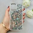 قاب گوشی iPhone 15 آیفون اورجینال Fashion Case مگ سیف دار رزینی لنز کرومی شاین مشکی کد 118866