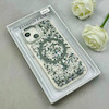 قاب گوشی iPhone 15 آیفون اورجینال Fashion Case مگ سیف دار رزینی لنز کرومی شاین مشکی کد 118866
