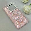 قاب گوشی Redmi Note 14 4G شیائومی اورجینال Fashion Case مگ سیف دار رزینی لنز کرومی شاین صورتی کد 118874