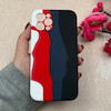 قاب گوشی iPhone 12 Pro آیفون سیلیکونی اورجینال رنگین کمانی پاک کنی درجه یک زیربسته محافظ لنز دار کد 119037