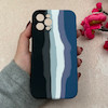 قاب گوشی iPhone 12 Pro آیفون سیلیکونی اورجینال رنگین کمانی پاک کنی درجه یک زیربسته محافظ لنز دار کد 119040