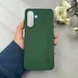 قاب گوشی Galaxy A26 سامسونگ اورجینال چرمی سخت Hard سوزنی نیلکین NILLKIN سبز کد 119210