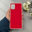 قاب گوشی Galaxy A31 سامسونگ اورجینال چرمی سخت Hard سوزنی نیلکین NILLKIN قرمز کد 119216