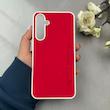 قاب گوشی Galaxy A35 سامسونگ اورجینال چرمی سخت Hard سوزنی نیلکین NILLKIN قرمز کد 119217