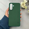 قاب گوشی Galaxy A36 سامسونگ اورجینال چرمی سخت Hard سوزنی نیلکین NILLKIN سبز کد 119226