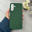 قاب گوشی Galaxy A36 سامسونگ اورجینال چرمی سخت Hard سوزنی نیلکین NILLKIN سبز کد 119226