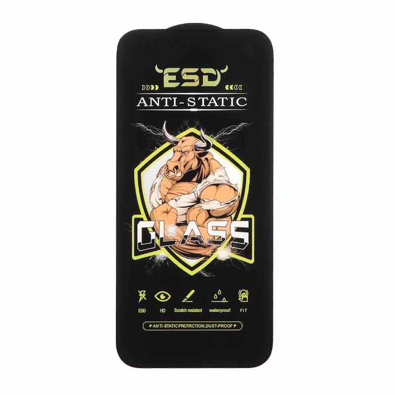 گلس گوشی iPhone 14 Pro Max آیفون شیشه ای Bullfight بولفایت سری آنتی استاتیک Anti Static ESD اورجینال کد 130036