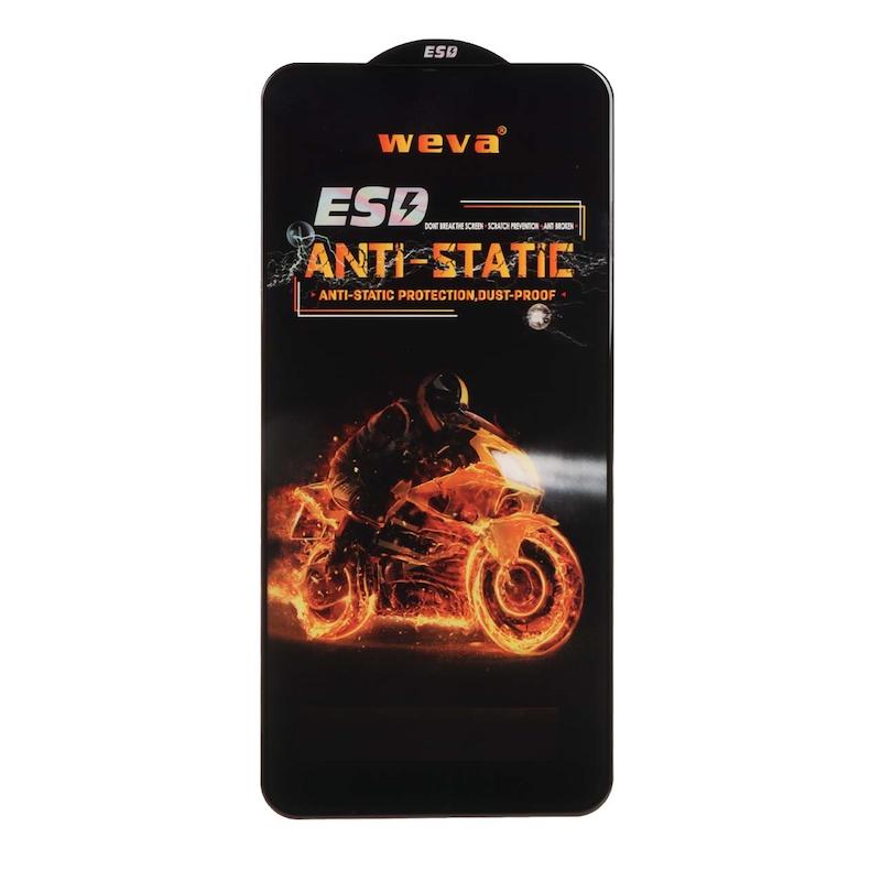 گلس گوشی Galaxy A36 - A56 - S24 FE سامسونگ شیشه ای ESD ویوا WEVA مدل Anti Static اورجینال کد 130056