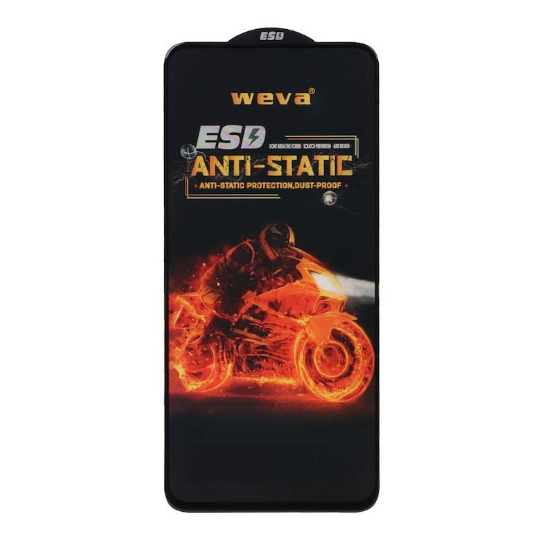 گلس گوشی Xiaomi Redmi 12 / Redmi 13 4G / Redmi 13 5G / Poco M6 4G / Poco M6 Pro 5G / Redmi 13X شیائومی شیشه ای ESD ویوا WEVA مدل Anti Static اورجینال کد 130062