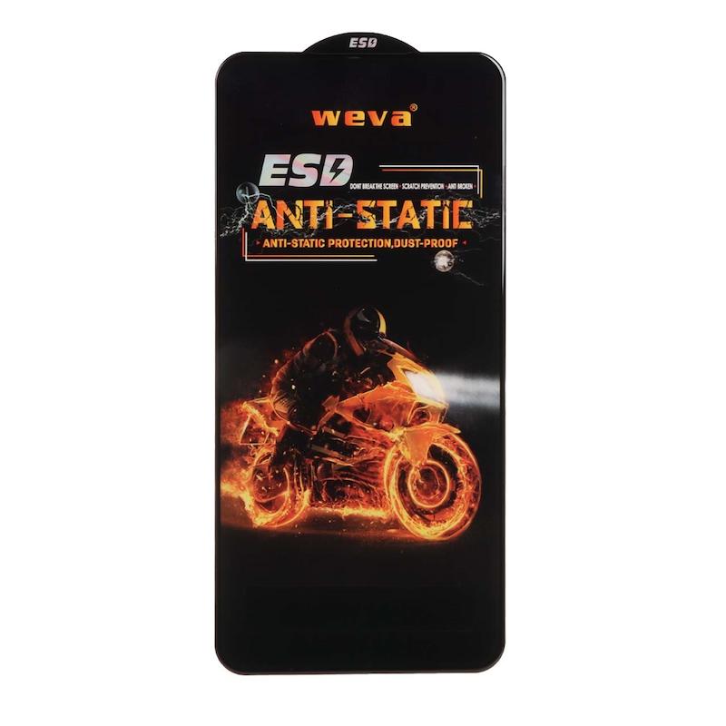 گلس گوشی Galaxy S24 سامسونگ شیشه ای ESD ویوا WEVA مدل Anti Static اورجینال کد 130067