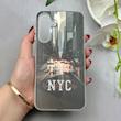 قاب گوشی Galaxy A16 سامسونگ فانتزی براق IMD الماسی لاکچری سخت HARD طرح NYC کد 117528