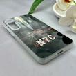 قاب گوشی Galaxy A55 سامسونگ فانتزی براق IMD الماسی لاکچری سخت HARD طرح NYC کد 117573