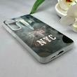 قاب گوشی Galaxy S24 FE سامسونگ فانتزی براق IMD الماسی لاکچری سخت HARD طرح NYC کد 117631