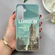 قاب گوشی Galaxy S24 FE سامسونگ فانتزی براق IMD الماسی لاکچری سخت HARD طرح LONDON کد 117634