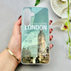 قاب گوشی Galaxy S25 FE سامسونگ فانتزی براق IMD الماسی لاکچری سخت HARD طرح LONDON کد 117648