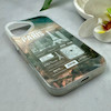 قاب گوشی iPhone 16 آیفون فانتزی براق IMD الماسی لاکچری سخت HARD طرح PARIS کد 117706