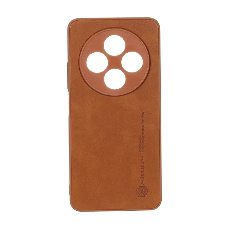 قاب گوشی Redmi 14C - Poco C75 - Redmi A4 شیائومی اورجینال HARD طرح چرمی نیلکین Nillkin محافظ لنزدار قهوه ای کد 117467