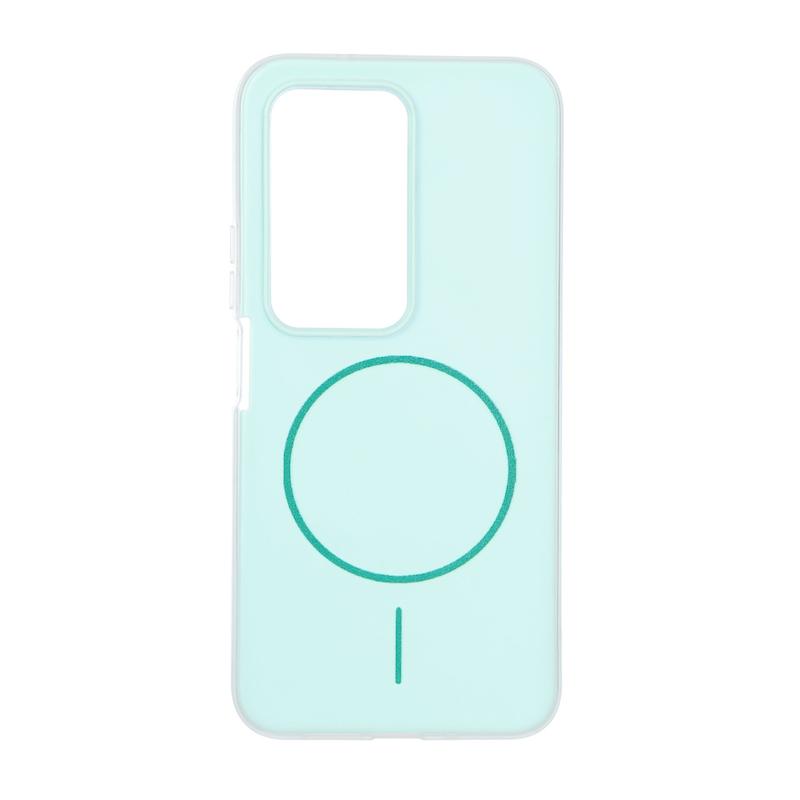 قاب گوشی Redmi 15 4G شیائومی اورجینال پاستیلی مات طرح مگ سیف دوتیکه سبز کد 117392