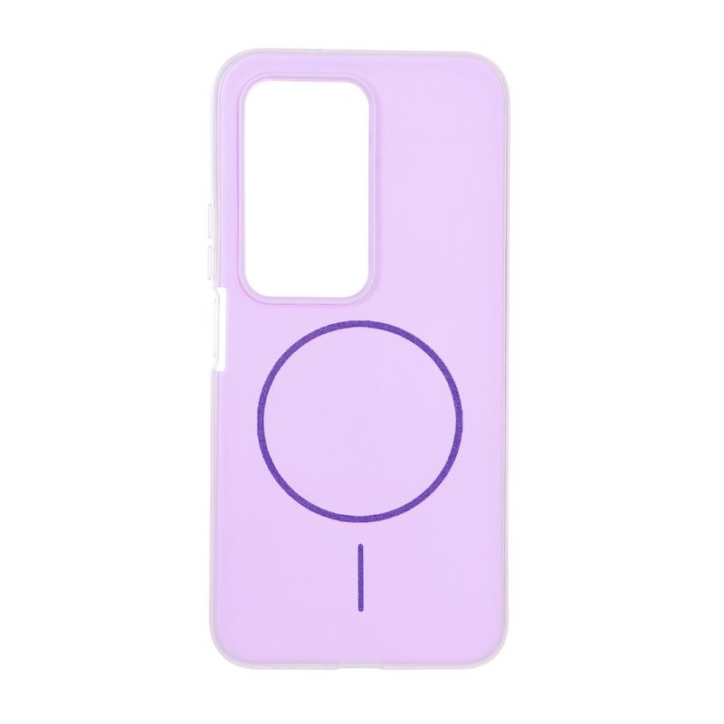 قاب گوشی Redmi 15 4G شیائومی اورجینال پاستیلی مات طرح مگ سیف دوتیکه بنفش کد 117394