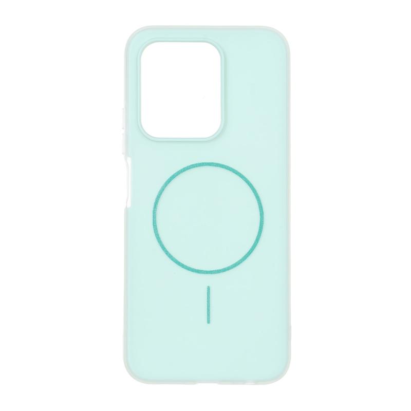 قاب گوشی Redmi 15C - Poco C85 شیائومی اورجینال پاستیلی مات طرح مگ سیف دوتیکه سبز کد 117398