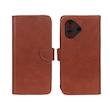 کیف گوشی Honor Play 10 آنر مگنتی طرح چرم کتابی محافظ لنزدار قهوه ای کد 117430