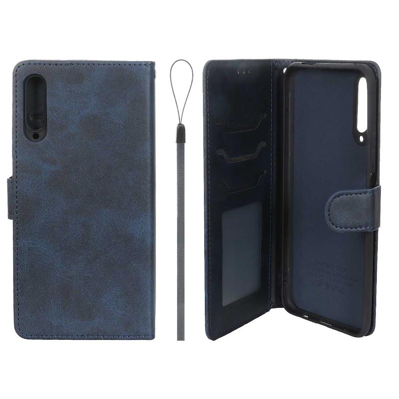 کیف گوشی Honor 9x Pro - Y9S هوآوی مگنتی طرح چرم کتابی محافظ لنزدار سرمه ای کد 117436