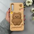 قاب گوشی Galaxy A30S - Galaxy A50S - Galaxy A50 سامسونگ سیلیکونی پاک کنی طرح خرس تدی برجسته کد 119105